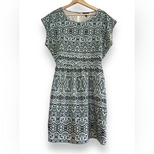 The Limited blue tie-waist dress